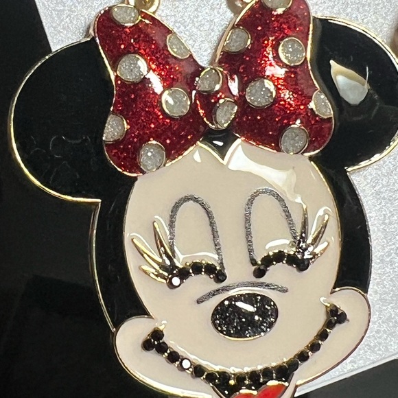 NEW BaubleBar x Disney Minnie Mouse Smile Dangle Earrings - Picture 4 of 11